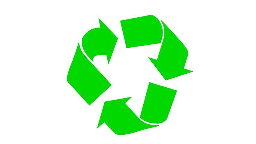 White Recycle Logo - Animated Recycling Symbol Stock Footage Video (100% Royalty-free ...