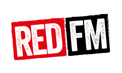 Red Rectangle Car Logo - Red FM - logo for VW Infotainment car radio