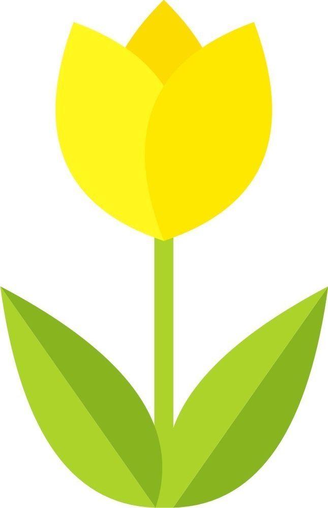 Green Flower Petal Logo - Flower Picture Logo Flowery Flower Petals Sticker Decal Graphic