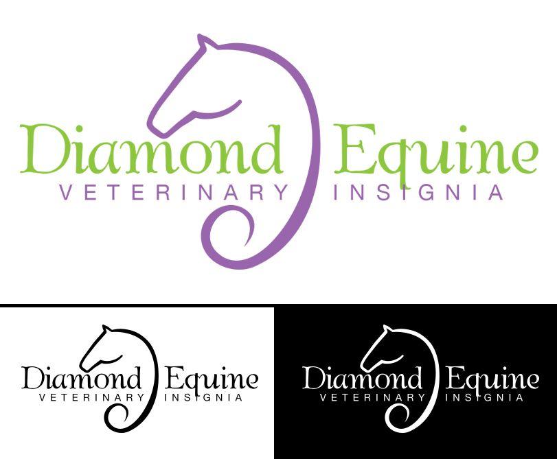 Dimond J Logo - Professional, Colorful, Veterinary Logo Design for Diamond J Equine ...