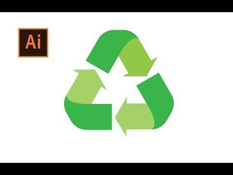 Recycle Logo - How to Draw a Recycle Logo in Adobe Illustrator - YouTube