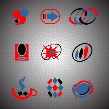 Black Wavy Circle Logo - Vector red black wavy free vector download (089 Free vector)