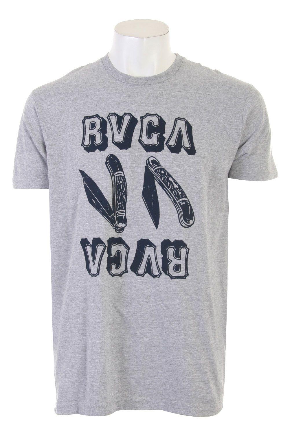 Wood RVCA Logo - RVCA Wood Carving T-Shirt