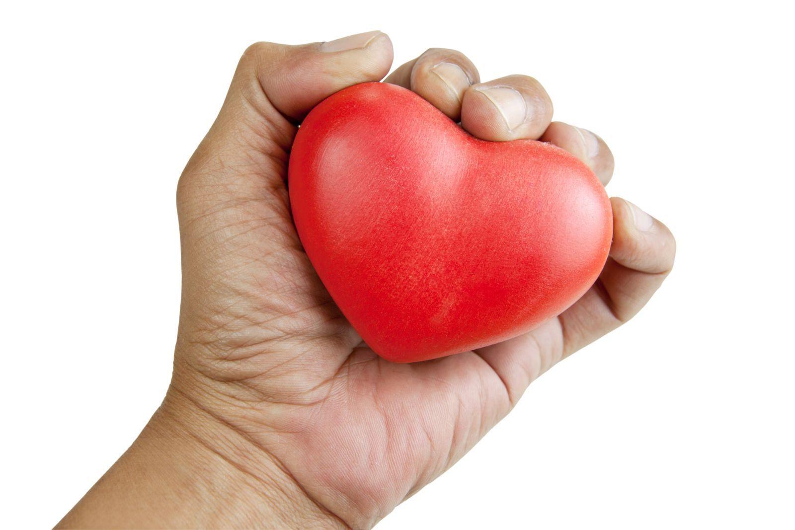 Red Heart Hands Logo - Stronger hands linked to a healthier heart