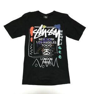 Stussy Box Logo - Stussy Box Logo X Basquiat Rare Vtg World Tour Hypebeast Streetwear ...