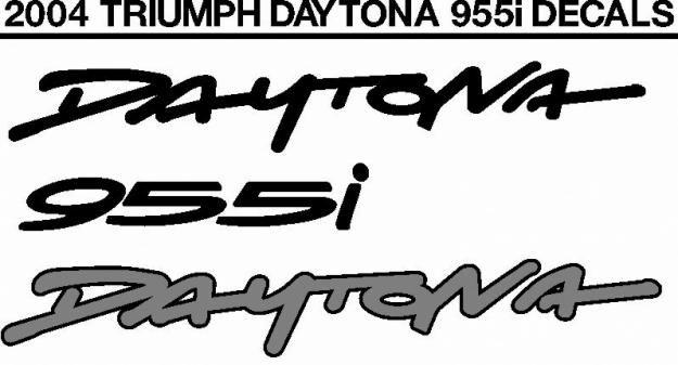 Triumph Daytona Logo - 955i triumph daytona designs graphics stickers decals in South ...