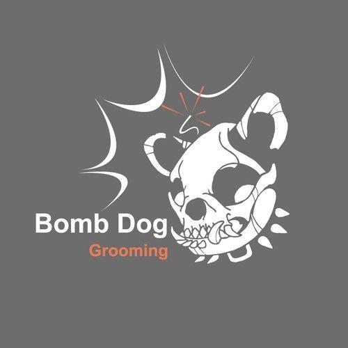 Bomb Dog Logo - Bomb Dog Grooming. Logo & brand identity pack contest