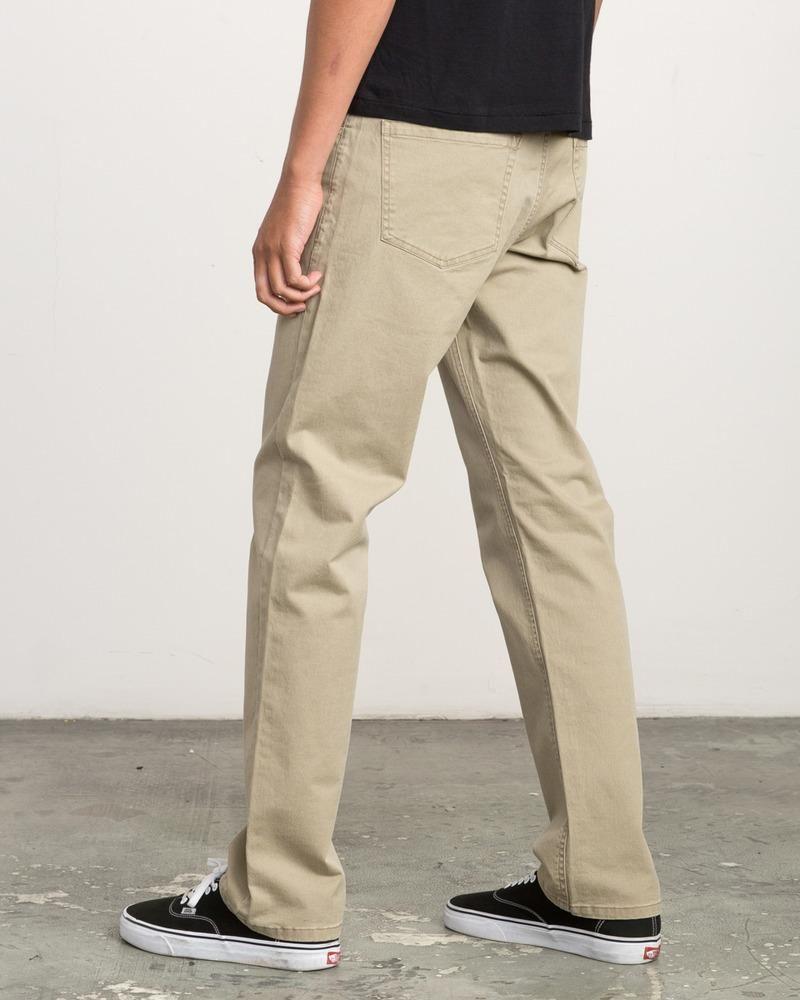 Wood RVCA Logo - Wood Stay RVCA Straight Leg Pant