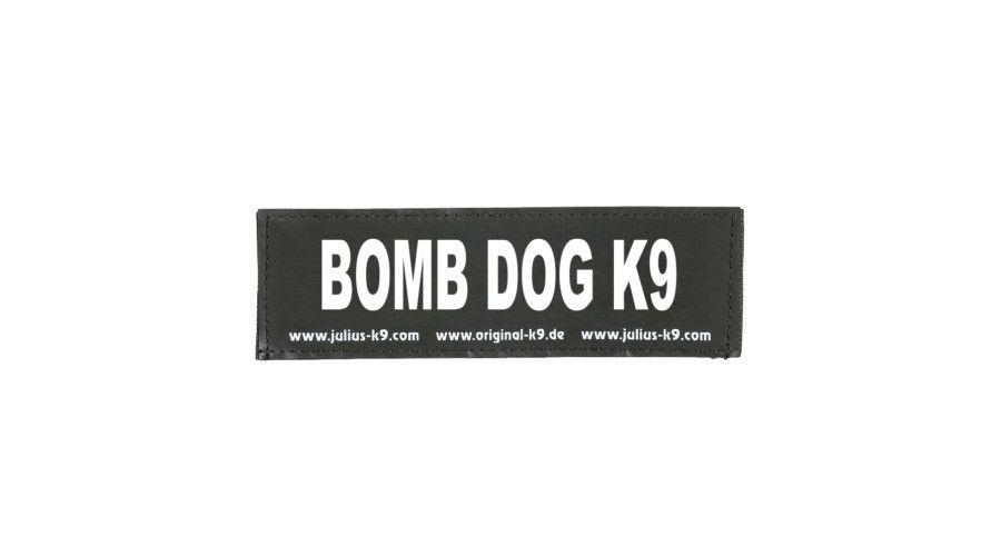 Bomb Dog Logo - BOMB DOG K9 - small - Small Patches (for harness size: Baby1 - 0)