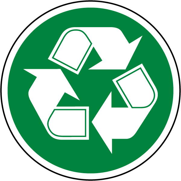 Recycle Logo - Recycle Symbol Label J4529 SafetySign.com