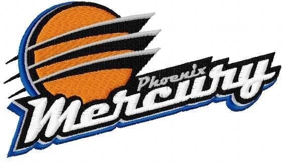 Lace Basketball Logo - Phoenix Mercury logo embroidery design | Embroidery logotypes ...