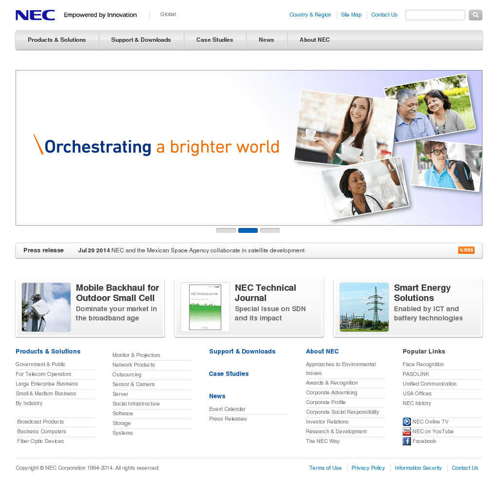 NEC Corporation Logo - NEC Competitors, Revenue and Employees Company Profile