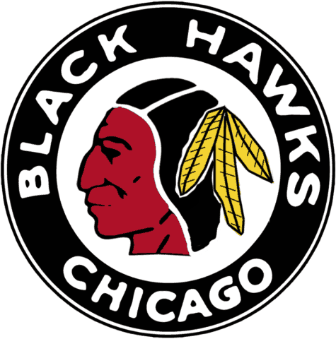 Black and Red Blackhawks Logo - Chicago Blackhawks Logo History