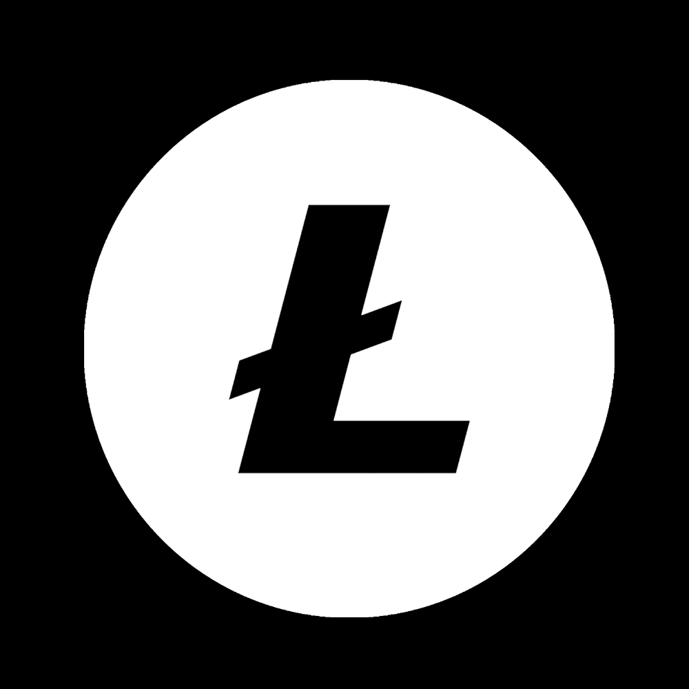 Litecoin Logo - Litecoin Logo — Mass Sticker Shop