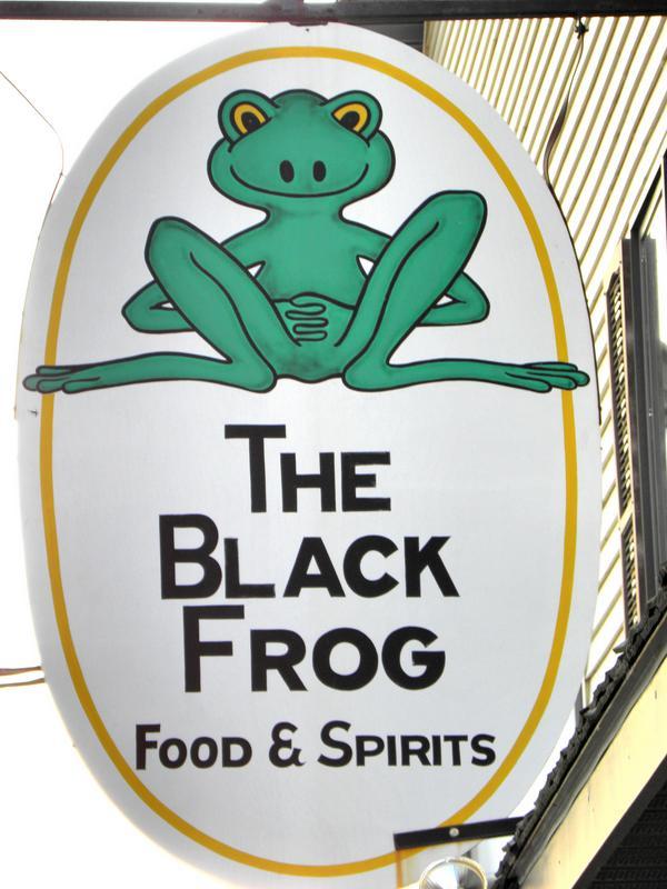 Famous Frog Logo - FROGville Famous Frogs: blacksign