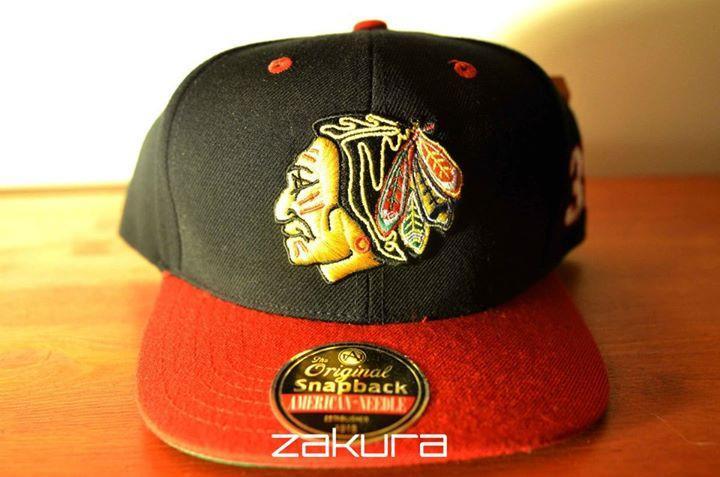 Black and Red Blackhawks Logo - Chicago BlackHawks, LOGO, Black/Red, NHL, Snapback – Zakura