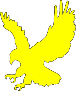 Yellow Flying Bird Logo - Yellow Flying Eagle Clip Art at Clker.com - vector clip art online ...