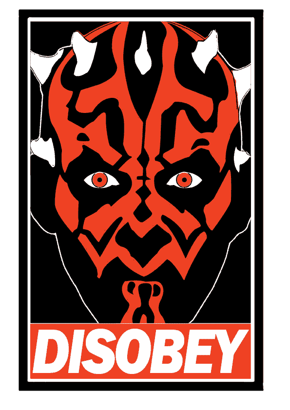 Disobey Logo - disobey | manksy1984