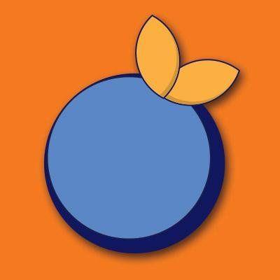 In an Orange a Blue Circle Logo - Blue Orange Games