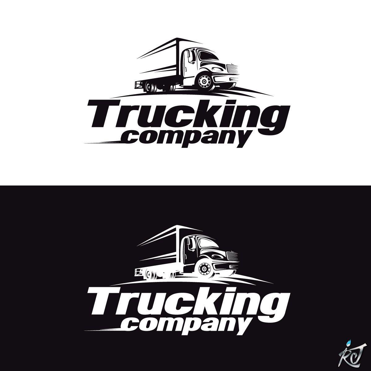 Trucking company logo design - coldkera