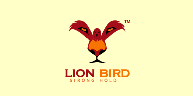 Orange Flying Bird Logo - Flying Bird Logos - QBN