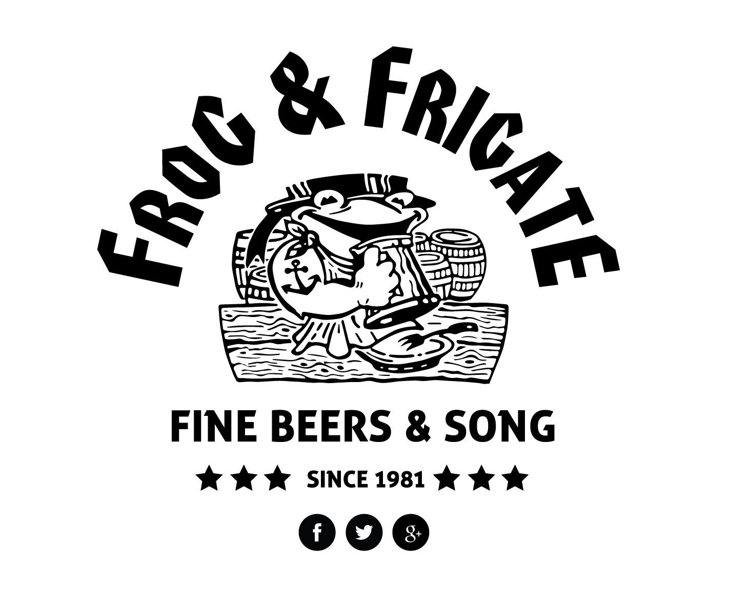 Famous Frog Logo - Frog & Frigate