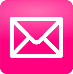 Pink Phone email Logo - Pink Email Button Clip Art at Clker.com - vector clip art online ...