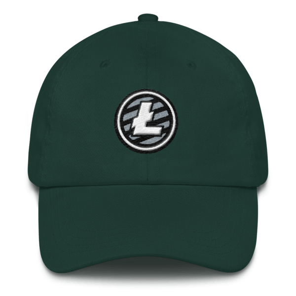 Litecoin Logo - Litecoin logo - 3D Puff – Low Profile Cap • CryptoBantam