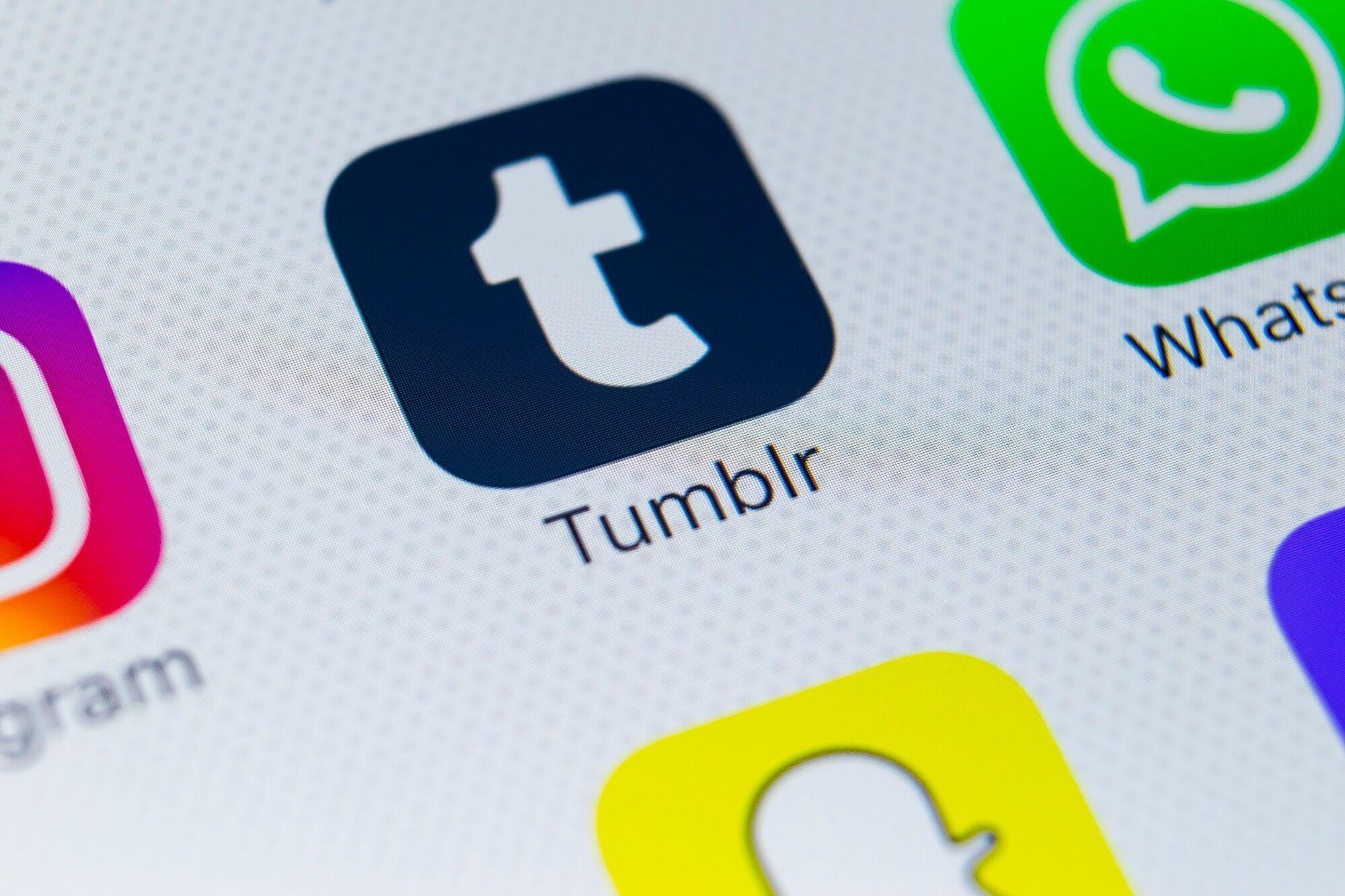 Official Tumblr Logo - Tumblr disappears from App Store after discovery of child
