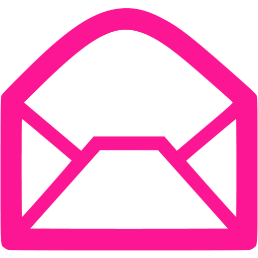 Pink Email Logo - Deep pink email icon - Free deep pink email icons