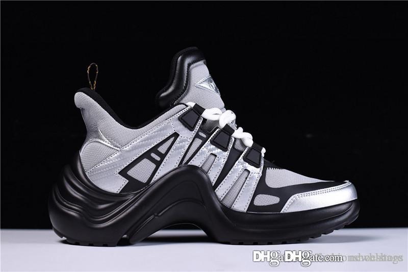 Lace Basketball Logo - Newest Basketball Archlight Sneakers Chaussures Argent Silver