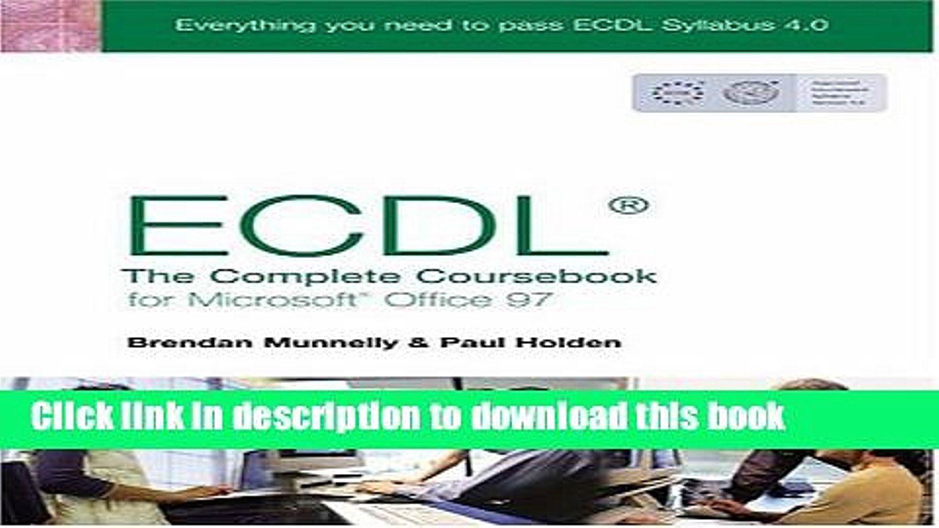 Microsoft Office 97 Logo - Read Ecdl4: The Complete Coursebook for Microsoft Office 97 Ebook ...