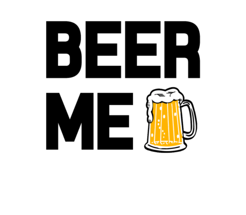 Funny Beer Logo - Funny Beer Me - Beer Label by BottleYourBrand