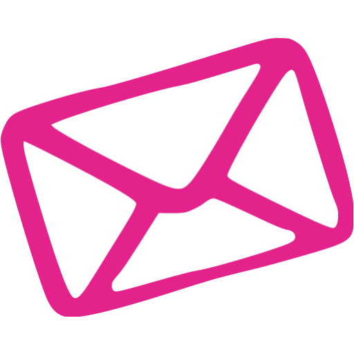 Pink Email Logo - Barbie pink email 2 icon - Free barbie pink email icons