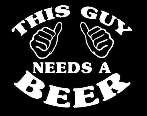 Funny Beer Logo - This Guy Needs A Beer Logo On American by SunshineSplendorTees ...