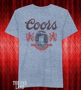 Old Coors Logo - New Coors Vintage Logo Old Vintage Men's Beer Brewing T-Shirt | eBay