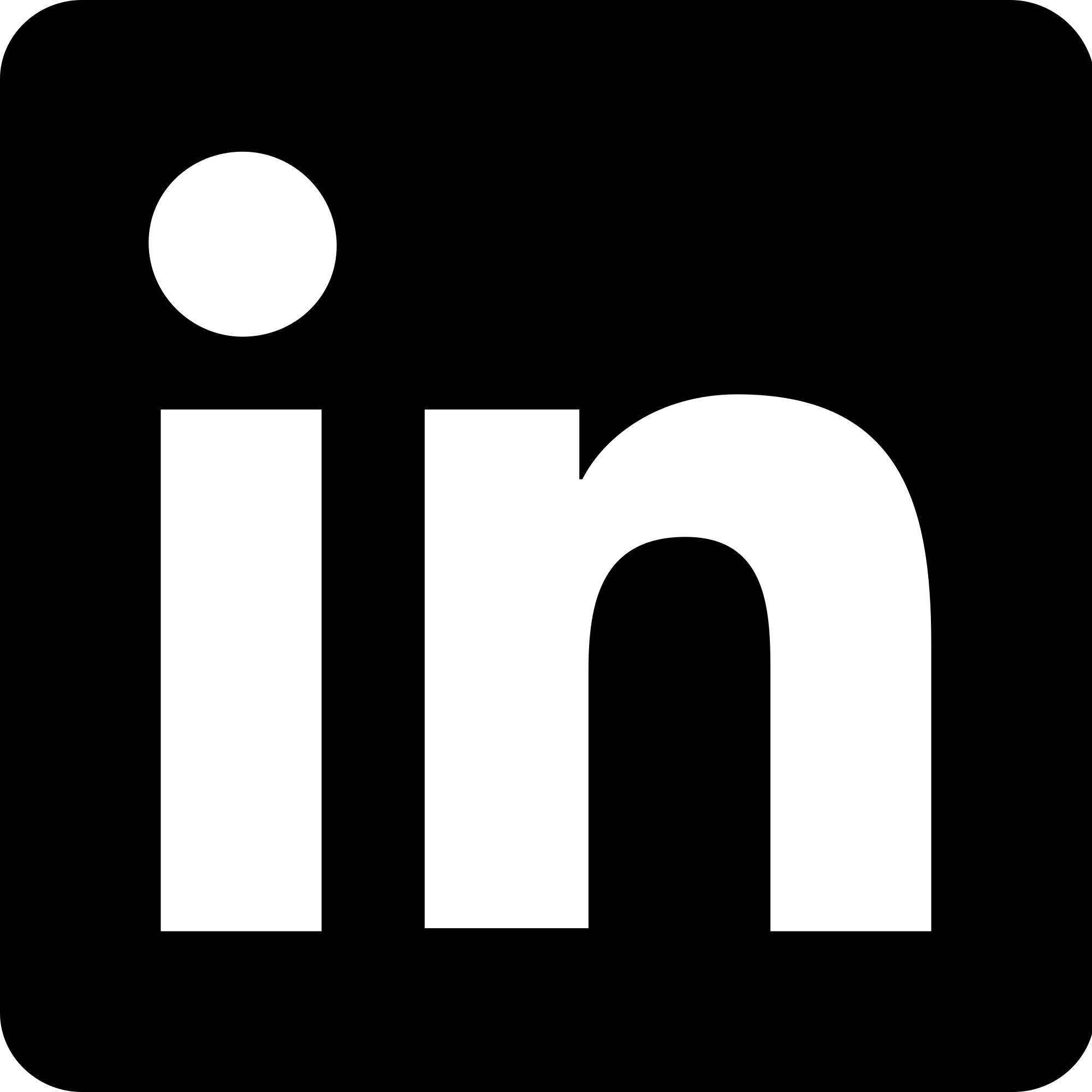 Linked in Black Logo - LinkedIn Logo In Black.svg