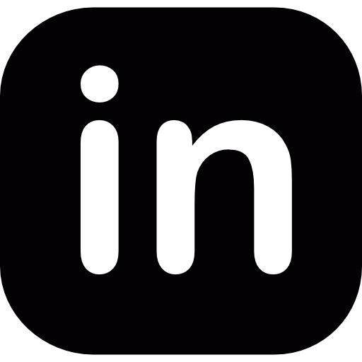 Linked in Black Logo - Linkedin Vector Logo Png Images