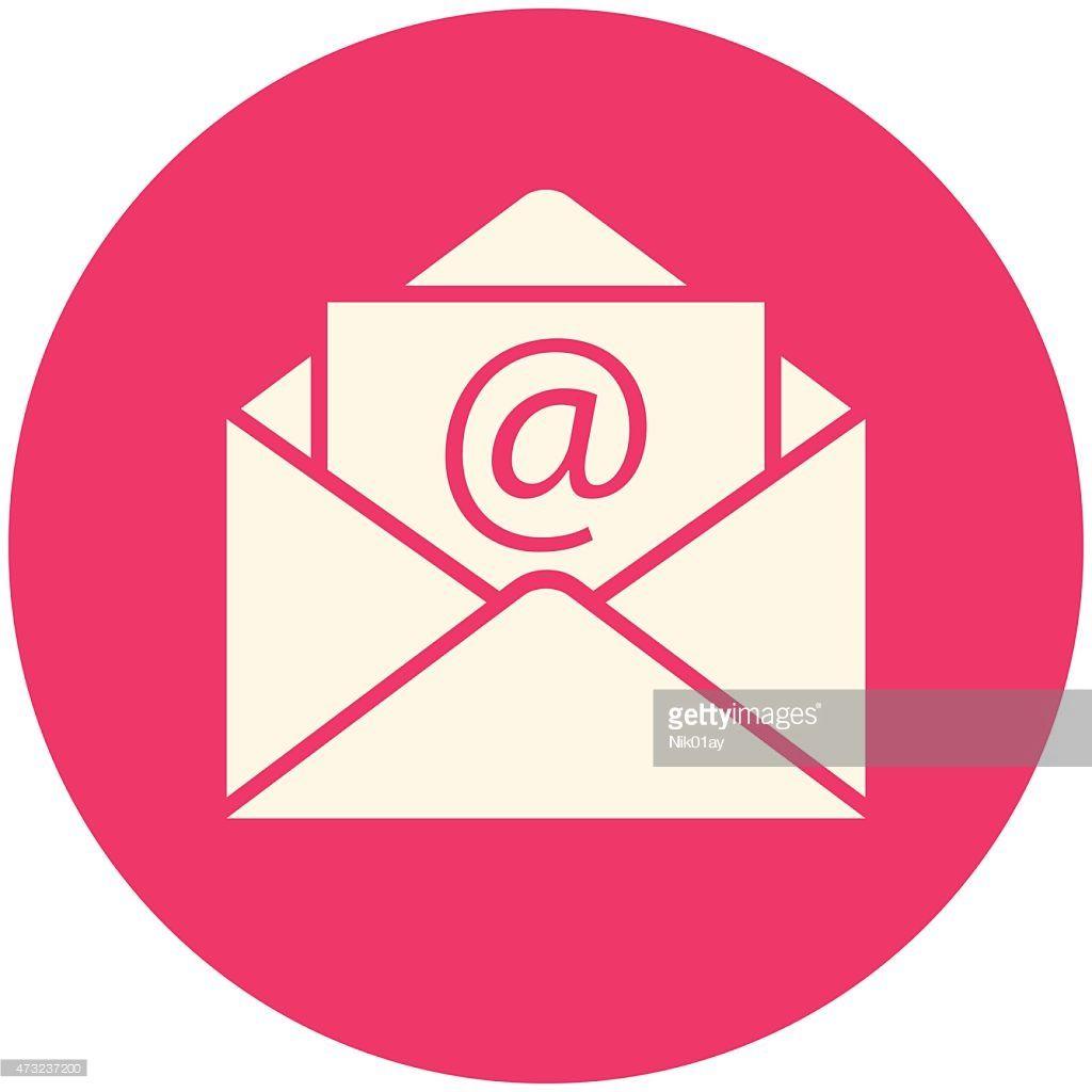 Pink Email Logo LogoDix