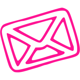 Pink Email Logo - Deep pink email 8 icon deep pink email icons