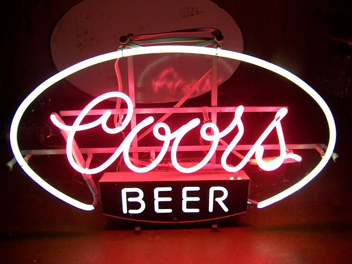 Old Coors Logo - OLD, Vintage, Coors Beer, NEON Sign, 24