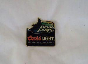 Old Coors Logo - VTG Old Logo MLB Baseball Hat pins - Tampa Bay Devil Rays 1998 Coors ...