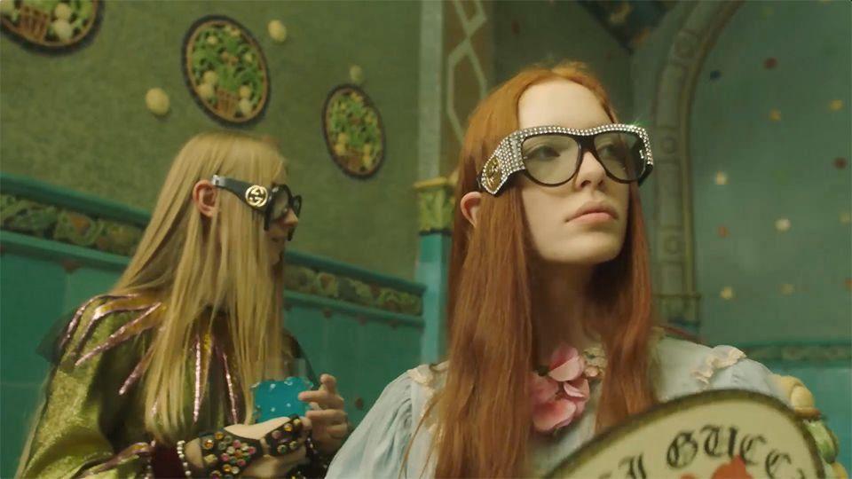 Trippy Gucci Logo - Gucci Debuts Its Latest Eyewear Collection In A Trippy New Video ...