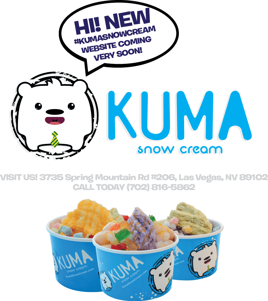 Snow Cream Mountain Logo - Kuma Snow Cream | CHINATOWN: 3735 Spring Mountain Road (W of The ...