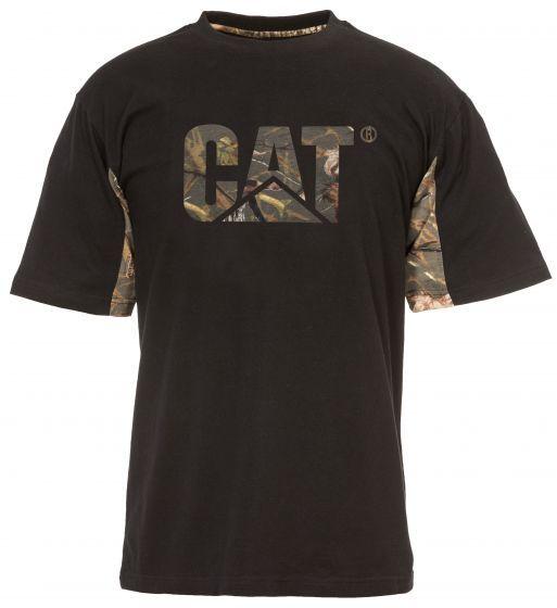 Camo Caterpillar Logo - Caterpillar 1510320 Logo Camo T-Shirt - Safety Clothing