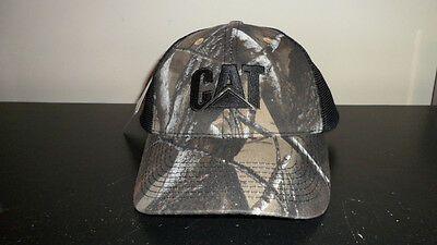 Camo Caterpillar Logo - NEW CATERPILLAR HUNTING Baseball Cap Adjustable orange CAT logo Camo ...