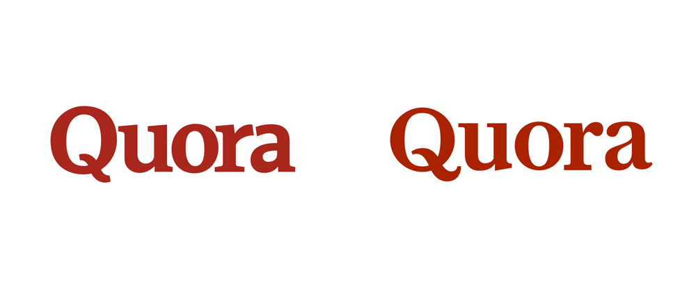 Quora Logo - Brand New: New Logo for Quora by Commercial Type