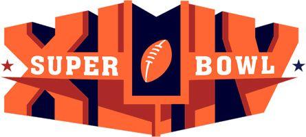XLIV Logo - Super Bowl XLIV Logo. man man the sox fan