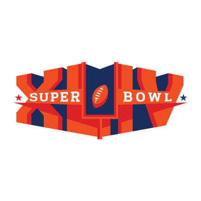 XLIV Logo - Super Bowl XLIV logo vector (.EPS, 397.66 Kb) download