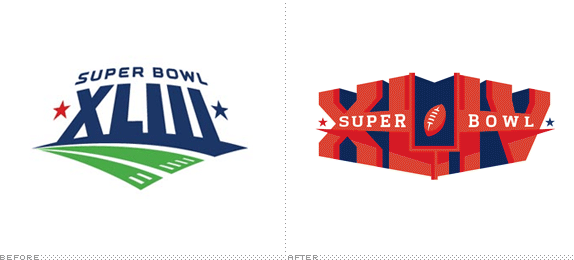 XLIV Logo - Brand New: Super Bowl XLIV, Extra Bold